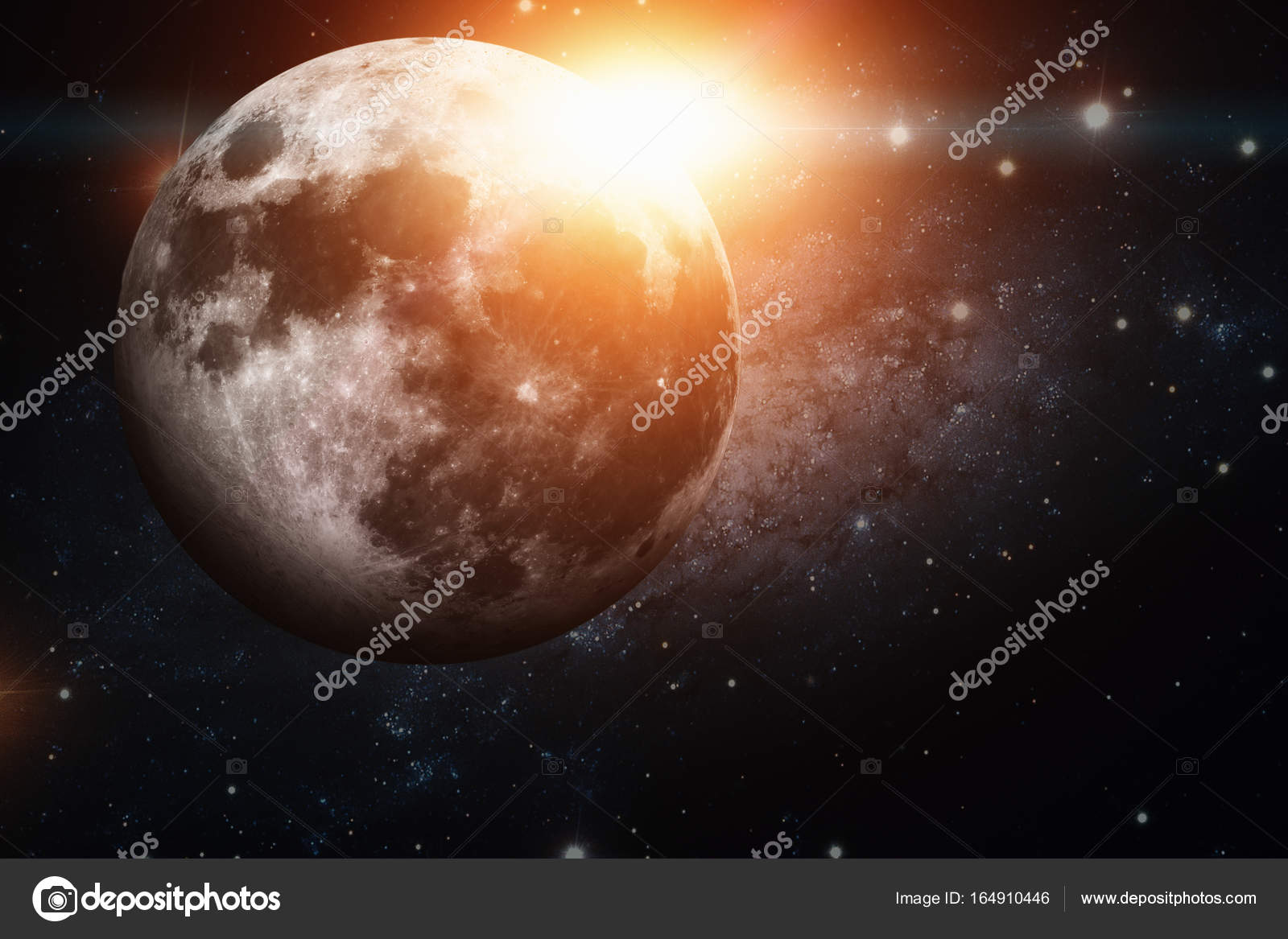 Solar System Earths Moon The Moon Is Earths Only Natural