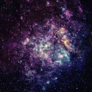 Güzel bulutsu, yıldızların ve galaksilerin.