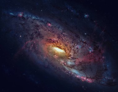 M106, av köpekleri takımyıldızı bölgesinde bulunan sarmal gökada.