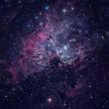 Kartal Bulutsusu. Nasa tarafından döşenmiş bu görüntü unsurları.
