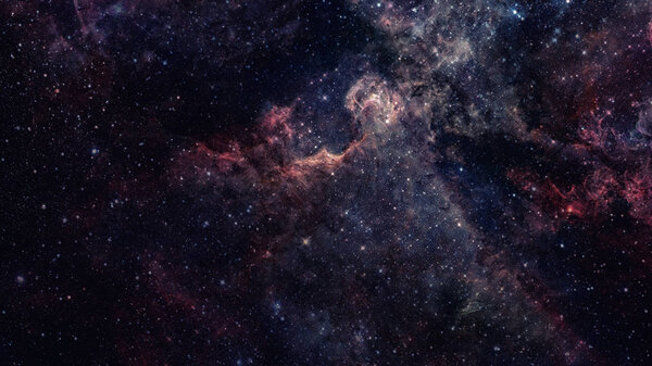 Galaxy in outer space. Elements of this Image Furnished by NASA.