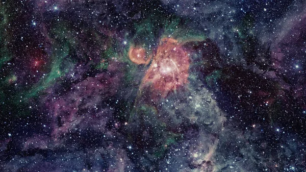 Nébuleuse et galaxies dans l'espace lointain. Éléments de cette image fournis par la NASA. — Photo