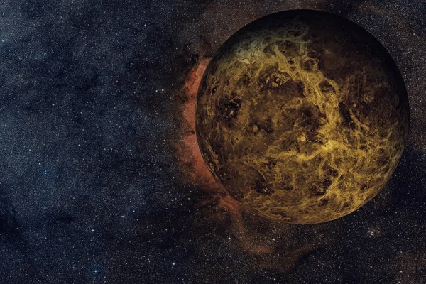 Güneş Sistemi - Venüs. Bu görüntünün elementleri NASA tarafından desteklenmektedir.