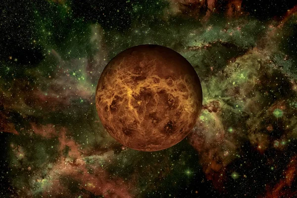 Venüs gezegeni. Bu görüntünün elementleri NASA tarafından desteklenmektedir.