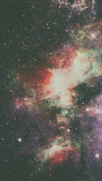 Туманности и галактики. Элементы этого изображения, предоставленного НАСА — стоковое фото