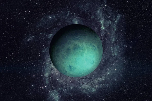 Планета Уран. Элементы этого изображения предоставлены НАСА. — стоковое фото