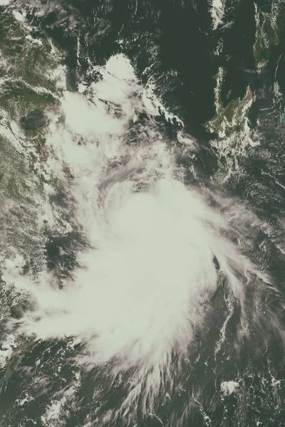 Tropical cyclone in the Caribbean Sea.