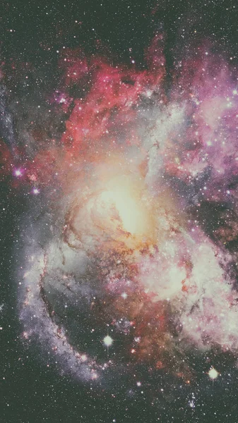 Туманність і галактики. Елементи цього зображення, прикрашені НАСА — стокове фото