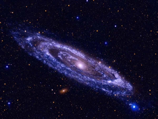 Andromeda-Galaxie ist der Milchstraße am nächsten Stockbild