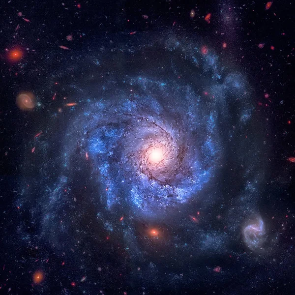 Diese auffällige Spiralgalaxie beherbergt eine Supernova, sn 2002fk. lizenzfreie Stockfotos