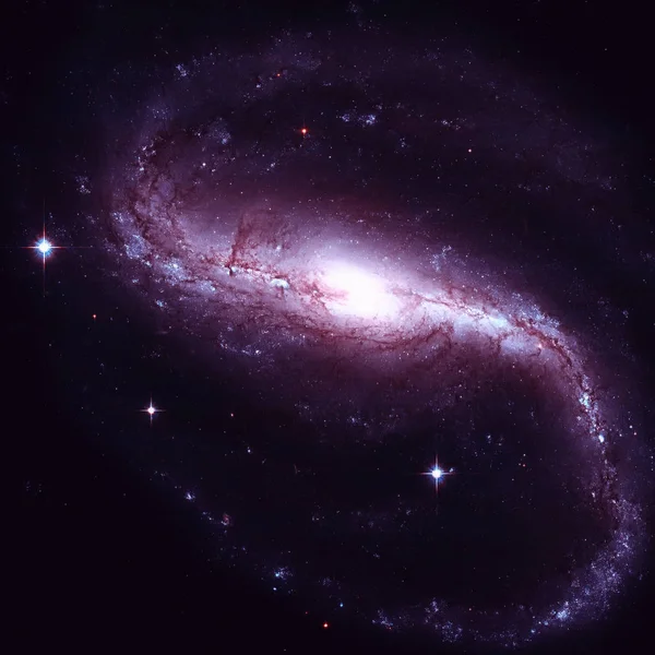 NGC 7479 es una galaxia espiral barrada en la constelación Pegasus . — Foto de Stock