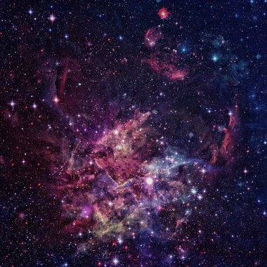 Güzel bulutsu, yıldızların ve galaksilerin.