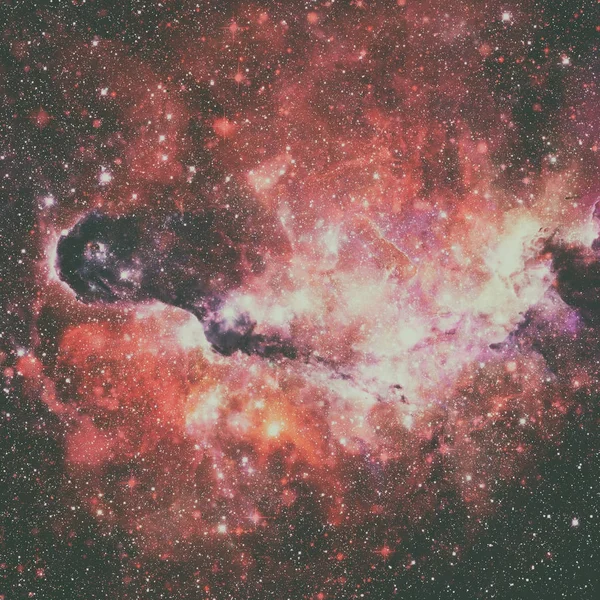 Nebulosa e estrelas no espaço exterior. Elementos desta imagem fornecidos pela NASA. — Fotografia de Stock