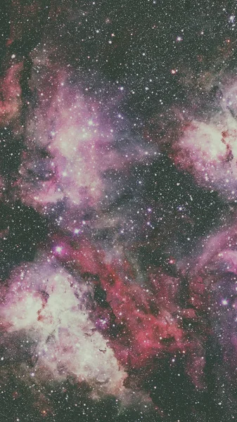Espacio abierto con nebulosas y galaxias. Elementos de esta imagen proporcionados por la NASA — Foto de Stock