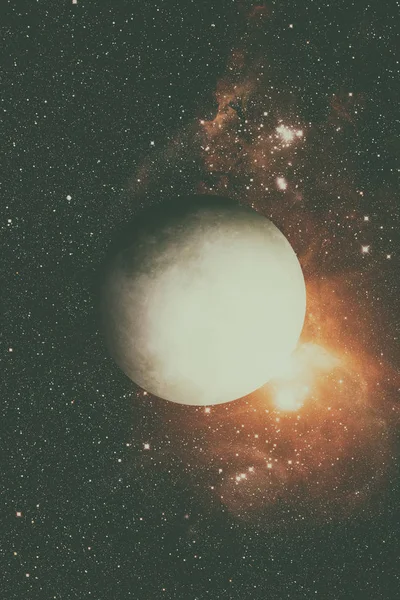 天王星。美国航天局提供的这一图像的要素. — 图库照片