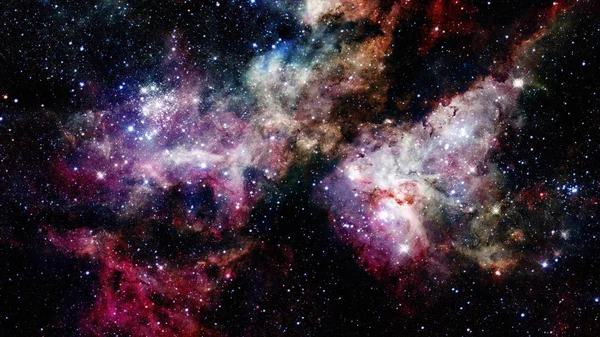 Туманність і галактики. Елементи цього зображення, прикрашені НАСА — стокове фото