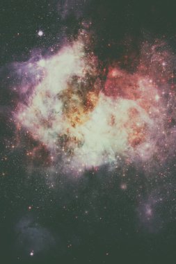 Derin uzay nebulada. Nasa tarafından döşenmiş bu görüntü unsurları.