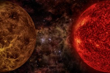Güneş Sistemi - Venüs. Bu görüntünün elementleri NASA tarafından desteklenmektedir.