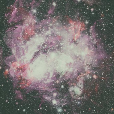 Nebula ve yıldızlar uzayda. Bu görüntünün elementleri NASA tarafından desteklenmektedir.