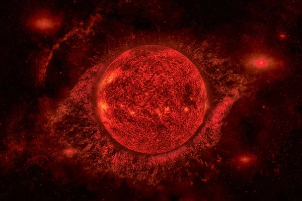 Sluneční soustava. Sun. Prvky tohoto snímku poskytla NASA — Stock fotografie