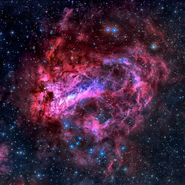 La Nebulosa Omega - Nebulosa del Cisne en la constelación de Sagitario . —  Fotos de Stock