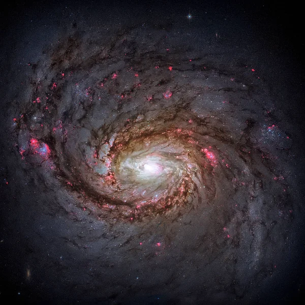 Messier 77 es una galaxia espiral barrada en la constelación de Cetus — Foto de Stock