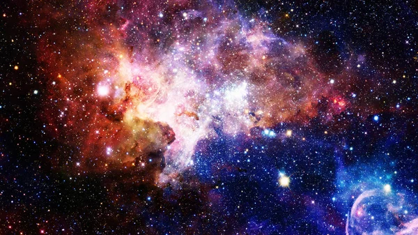 Nebulosa e galassie nello spazio profondo. Elementi di questa immagine forniti dalla NASA. — Foto Stock