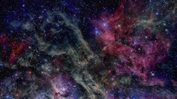 Derin uzayda nebula ve galaksiler. Bu görüntünün elementleri NASA tarafından desteklenmektedir. — Stok fotoğraf