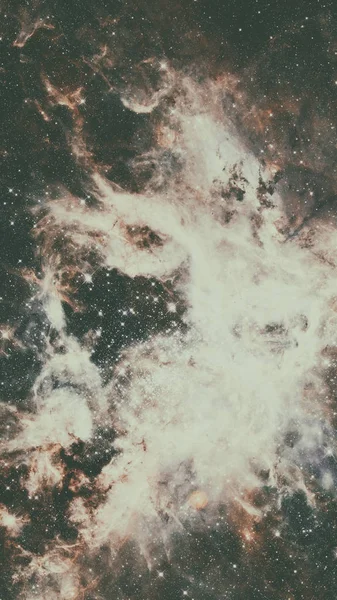 Sullo sfondo stellato dello spazio profondo. Elementi di questa immagine forniti dalla NASA. — Foto Stock