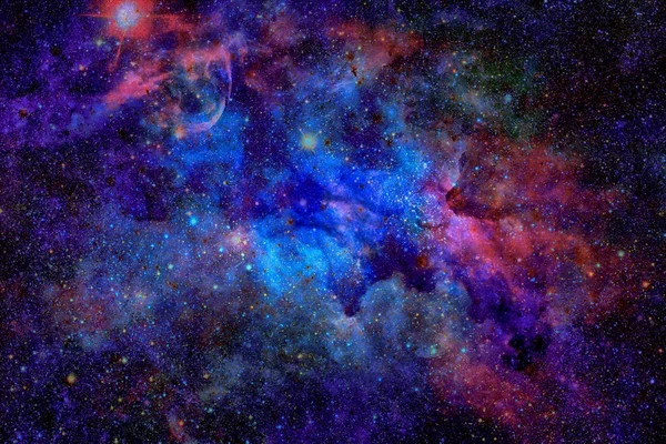 Galaxie a mlhovina. Prvky tohoto snímku poskytla NASA — Stock fotografie