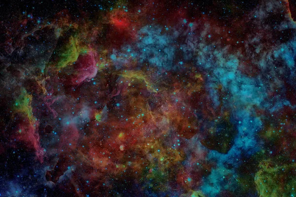 Прекрасна туманність і галактика. Елементи цього зображення, надані НАСА. — стокове фото