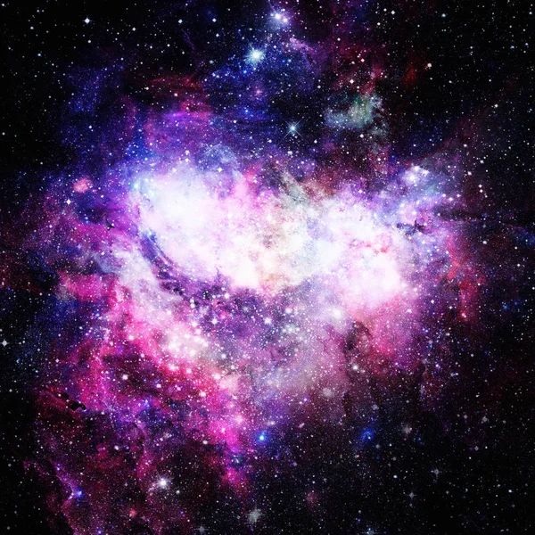 Nebulosa och galaxer i rymden. Delar av denna bild tillhandahålls av NASA. — Stockfoto