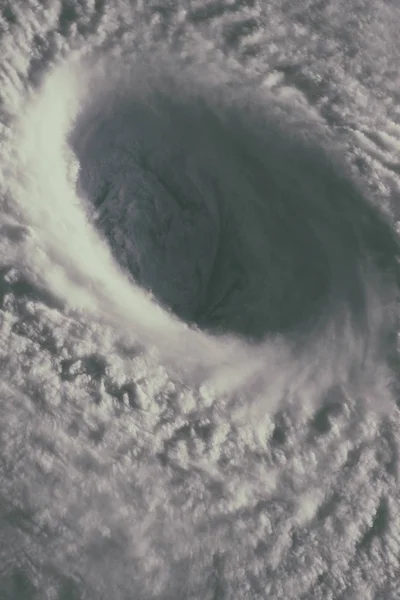 Typhoon, satellite view. Elements of this image furnished by NASA — Stock Photo, Image