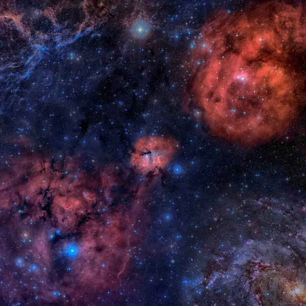 Goma 15 é uma nebulosa na constelação de Vela. — Fotografia de Stock