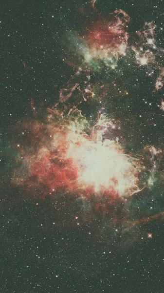 Csillagokkal és galaxissal teli univerzum. A kép elemeit a NASA bocsátotta rendelkezésre — Stock Fotó
