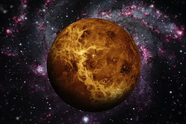 Sistema Solar Venus. Elementos de esta imagen proporcionados por la NASA. — Foto de Stock