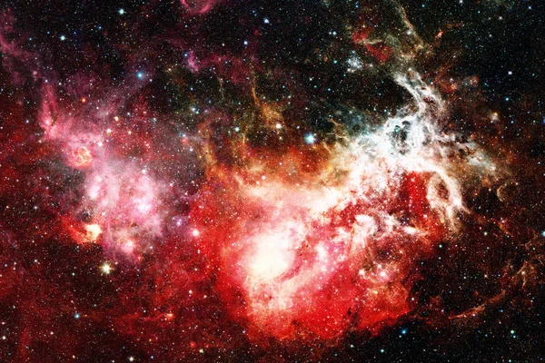 Hermosa nebulosa y galaxia. Elementos de esta imagen proporcionados por la NASA — Foto de Stock