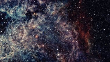 Evren çok uzaklarda güzel bir nebula. Bu görüntünün elementleri NASA tarafından desteklenmektedir.