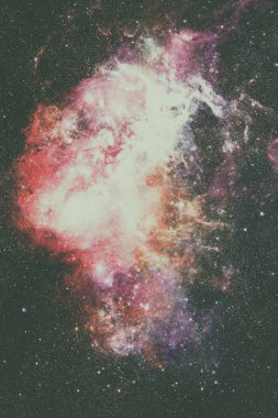 Galaksi ve nebula. Bu görüntünün elementleri NASA tarafından desteklenmektedir