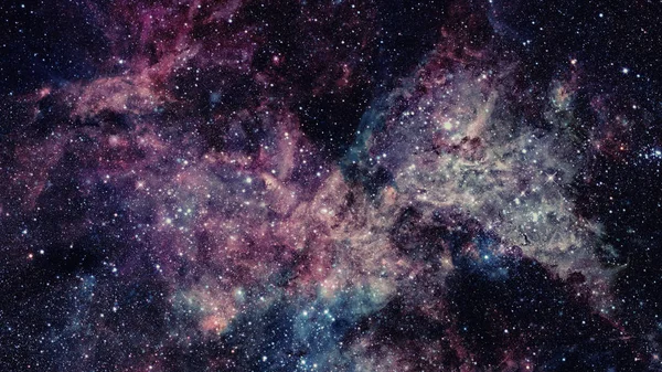 Öppet utrymme med nebulosor och galaxer. Delar av denna bild tillhandahålls av NASA — Stockfoto