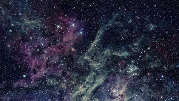 Csillagköd és galaxisok a mélyűrben. A kép elemeit a NASA bocsátotta rendelkezésre. — Stock Fotó