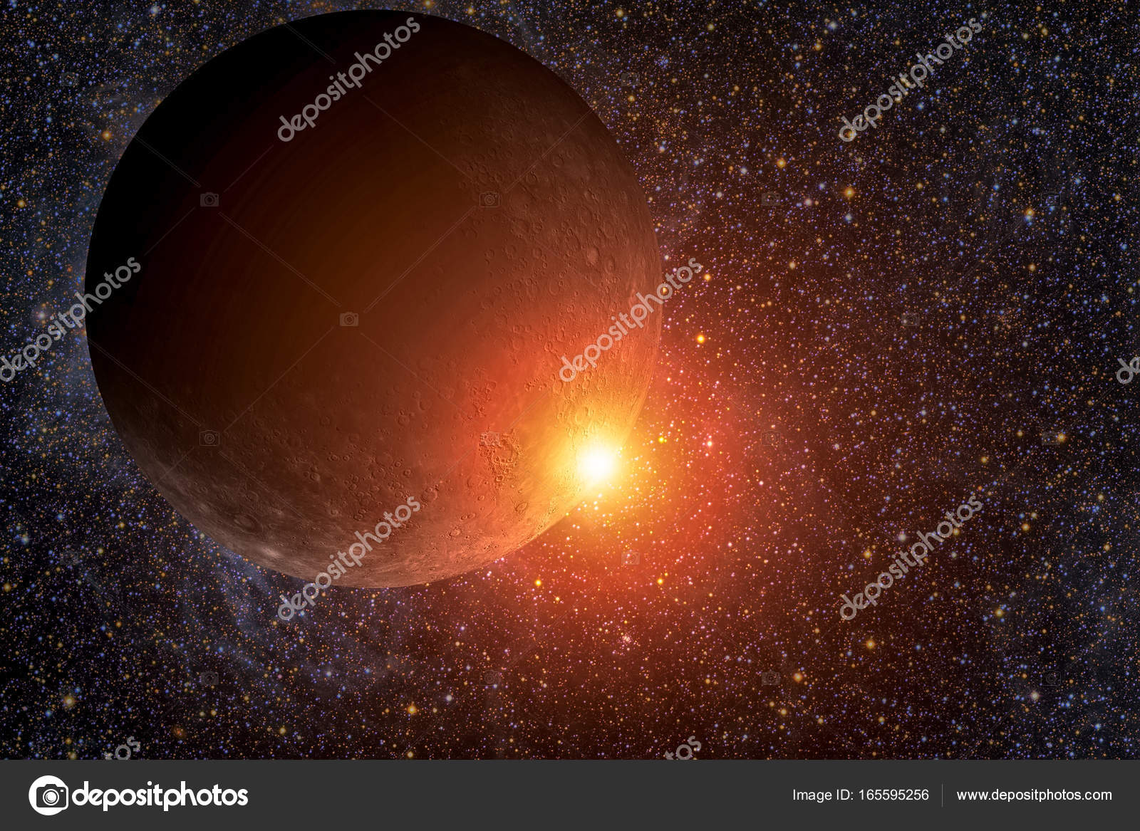 Système Solaire Mercure Cest La Plus Petite Planète Du