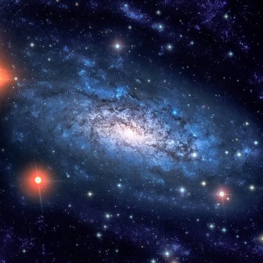 Suyılanı takımyıldızı yönünde bulunan bir alan sarmal gökada NGC 3621 olduğunu.