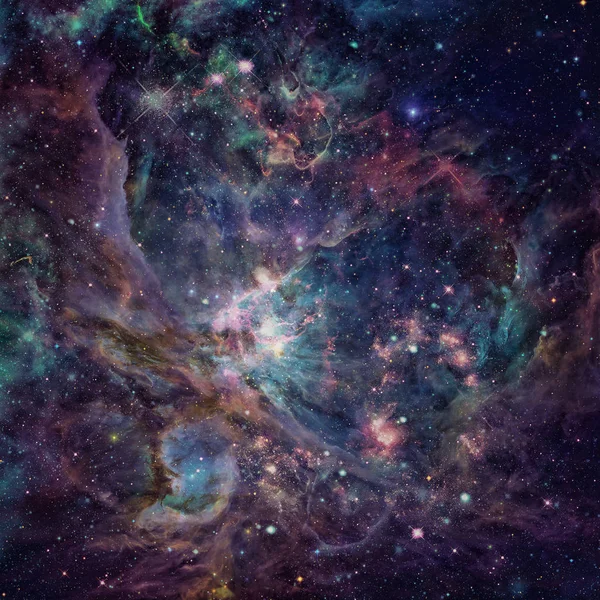 Mgławica, galaxy i gwiazd. Nauka streszczenie tło. — Zdjęcie stockowe