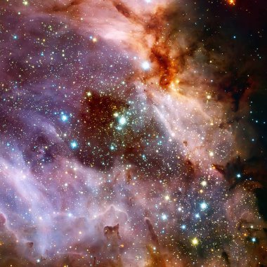 Omega Bulutsusu, Yay takımyıldızı yönünde bulunan bir bölgesidir.