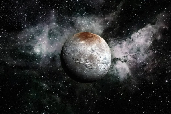 Charon is the largest moon of the dwarf planet Pluto.