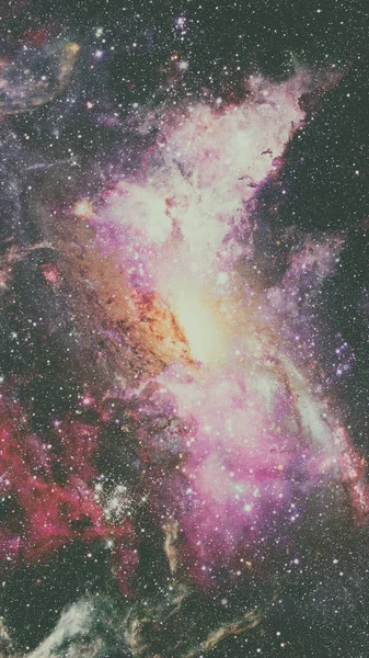 深い空間にある星雲や銀河。NASAによって提供されたこの画像の要素. — ストック写真