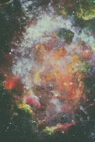 Hermosa nebulosa y galaxia. Elementos de esta imagen proporcionados por la NASA —  Fotos de Stock