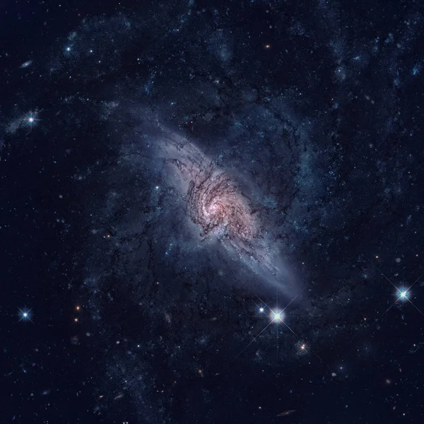 Galaxias espirales en la constelación Hydra . — Foto de Stock