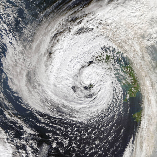 Hurricane Ophelia. Elements of this image furnished by NASA.